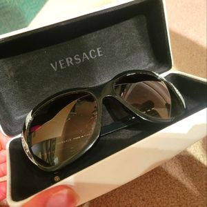 Versace sunglasses with diamond detail